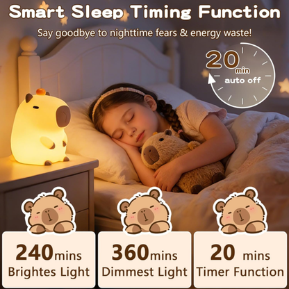 Sleepy Capybara Night Light